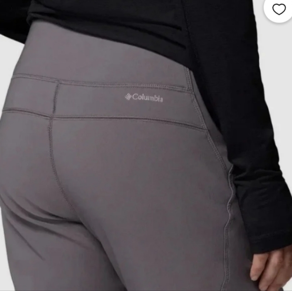 New Columbia Fleece Lined Gray Pants L NWT - Picture 2 of 6